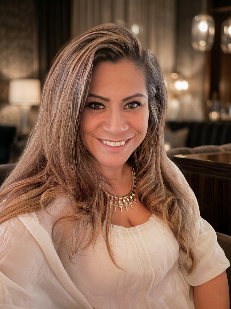 Portrait of Ana Vasquez, PR strategist and deal-closing consultant